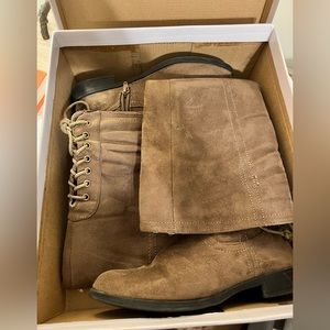XOXO Taupe Over-the-knee Boot
